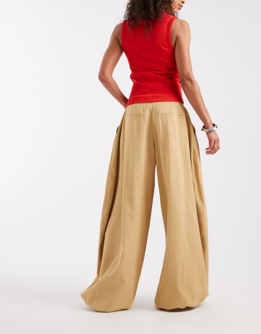 ASOS DESIGN - Pantalon ajusté coupe ballon - Sable, 5 de 5