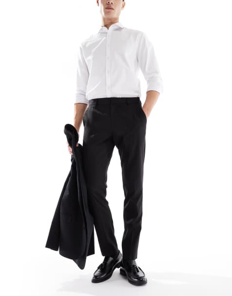ASOS DESIGN - Pantalon ajusté élégant - Noir - view 1