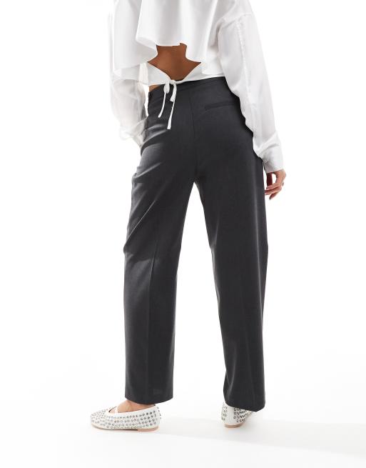 ASOS DESIGN - Pantalon ample ajusté - Anthracite, 5 de 5