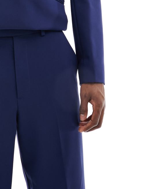 ASOS DESIGN - Pantalon ample - Bleu marine, 5 de 5