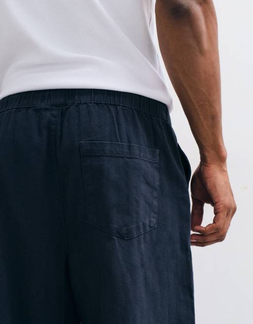 ASOS DESIGN - Pantalon ample - Bleu marine, 5 de 5