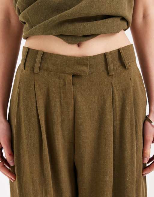 ASOS DESIGN - Pantalon ample et ajusté - Kaki, 5 de 5