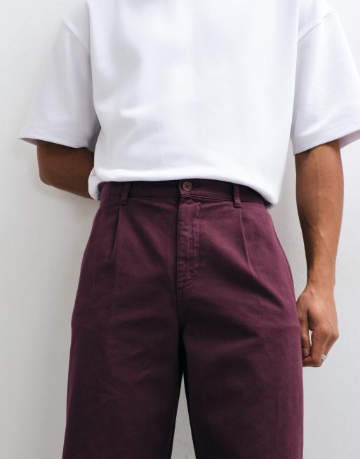 ASOS DESIGN pantalon ample violet à bas à nouer, 5 de 5