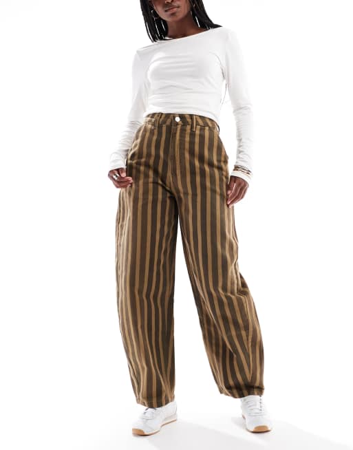 ASOS DESIGN - Pantalon ballon à rayures délavées, 3 de 5