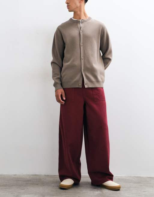 ASOS DESIGN pantalon balloon oversize en coloris baie délavé, 1 de 5