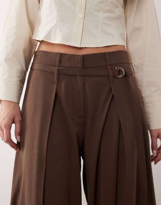 ASOS DESIGN - Pantalon barrel à taille haute avec ceinture, 3 de 5