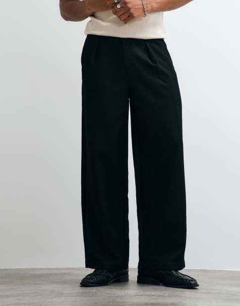 ASOS DESIGN - pantalón barrel negro - view 1