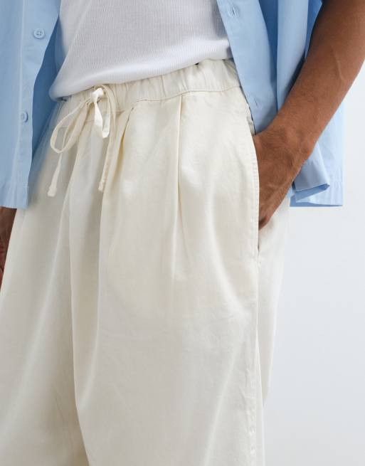 ASOS DESIGN pantalon barrel relaxed écru, 4 de 5