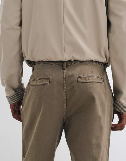 ASOS DESIGN - Pantalon bouffant à pinces - Marron, 5 de 5