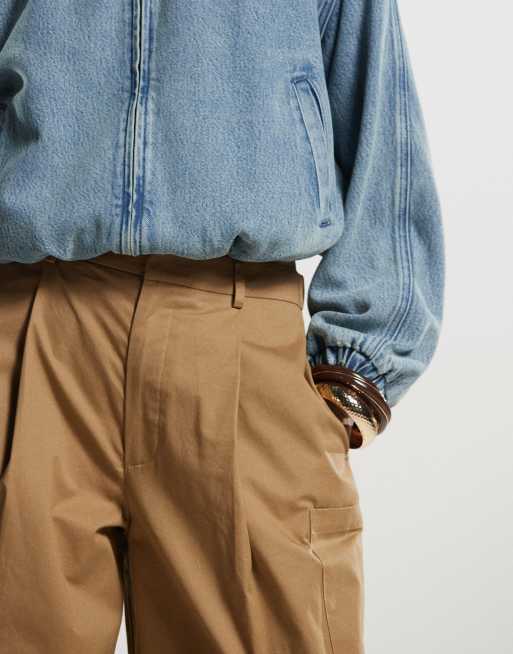 ASOS DESIGN - Pantalon bouffant avec poches - Camel, 4 de 5