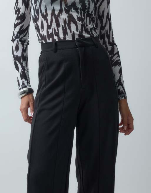 ASOS DESIGN - Pantalon bouffant en sergé de jersey - Noir, 3 de 5