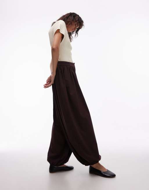 ASOS DESIGN - Pantalon bouffant habillé - Prune, 3 de 5