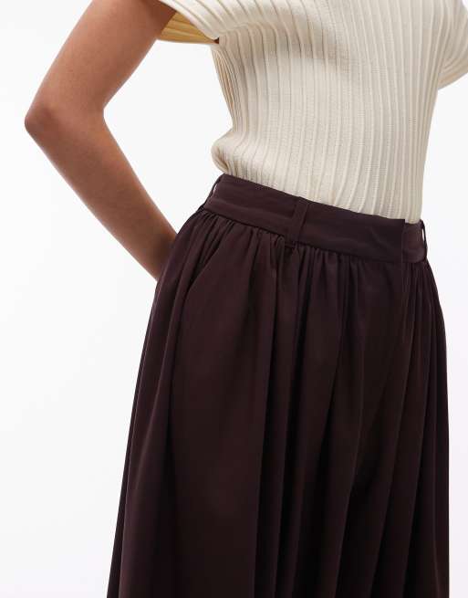 ASOS DESIGN - Pantalon bouffant habillé - Prune, 4 de 5