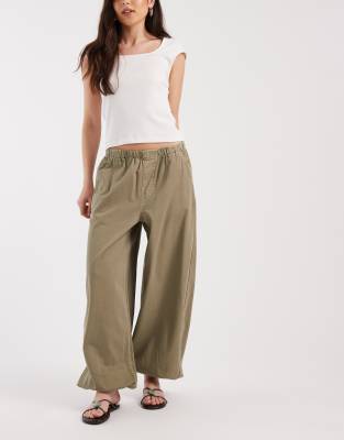 Pantalon bouffant - Kaki-Neutral 38