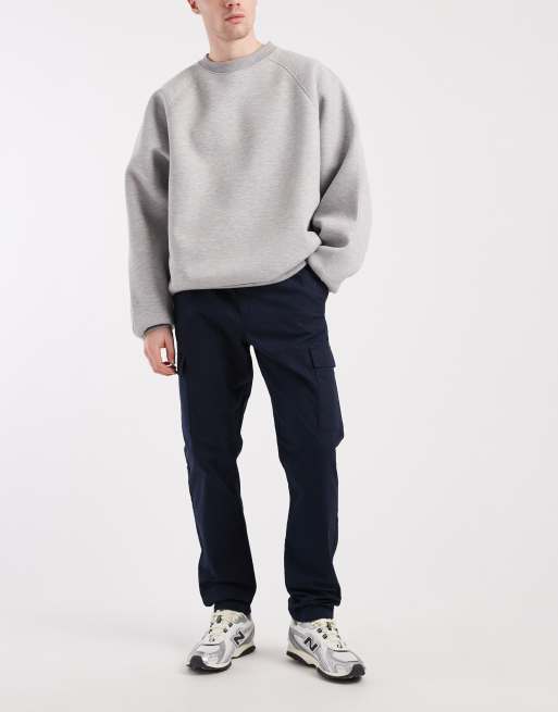 ASOS DESIGN - Pantalon cargo ajusté à enfiler en tissu ripstop - Bleu marine, 2 de 5