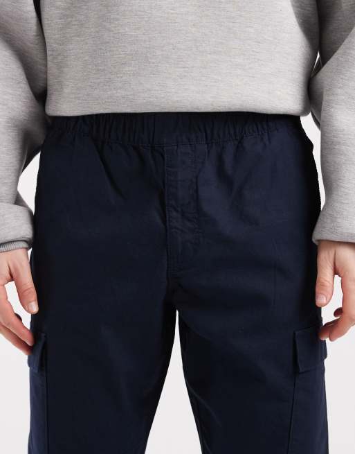 ASOS DESIGN - Pantalon cargo ajusté à enfiler en tissu ripstop - Bleu marine, 5 de 5