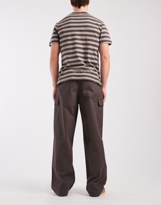 ASOS DESIGN - Pantalon cargo baggy - Marron, 3 de 5
