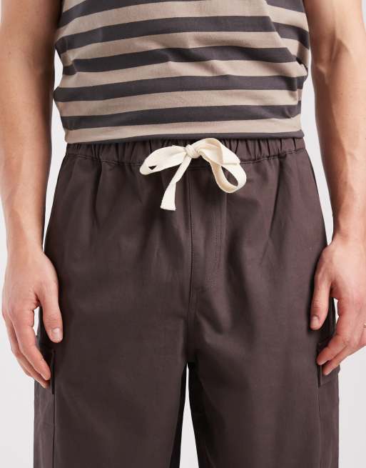 ASOS DESIGN - Pantalon cargo baggy - Marron, 5 de 5