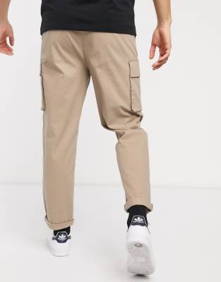 asos beige cargo pants