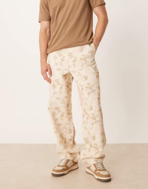 ASOS DESIGN - Pantalon cargo droit et ample à imprimé camouflage - view 1
