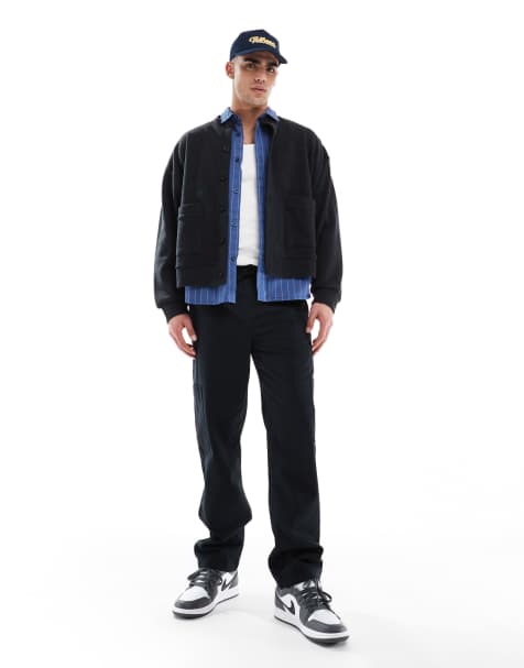 ASOS DESIGN - Pantalon cargo droit - Noir - view 1
