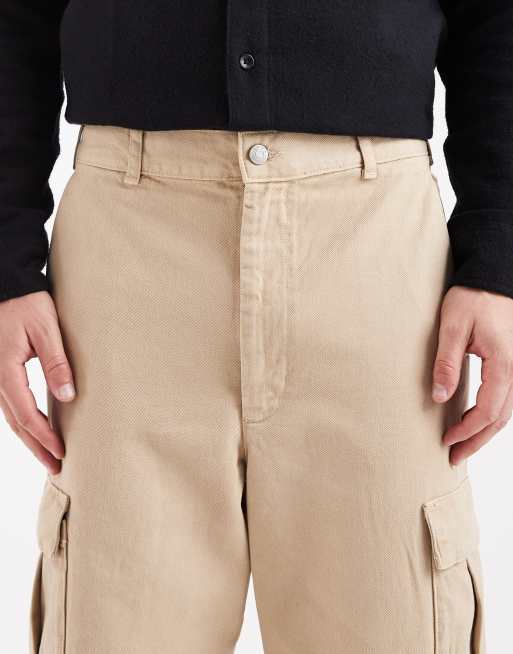 ASOS DESIGN - Pantalon cargo fuselé coupe décontractée - Beige, 5 de 5