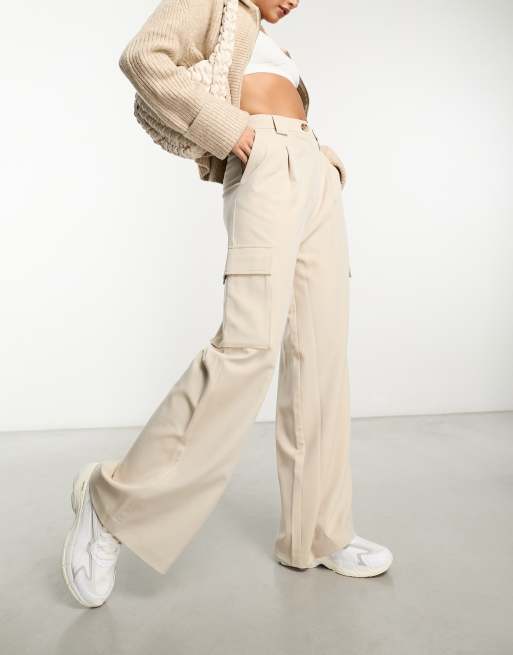 ASOS DESIGN Pantalon cargo habill Taupe