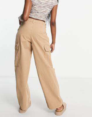 asos beige cargo pants