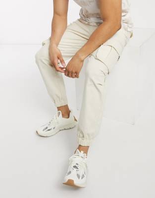 asos beige cargo pants