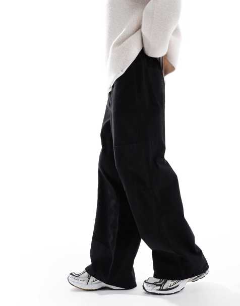 ASOS DESIGN - Pantalon cargo ultra baggy - Noir - view 1