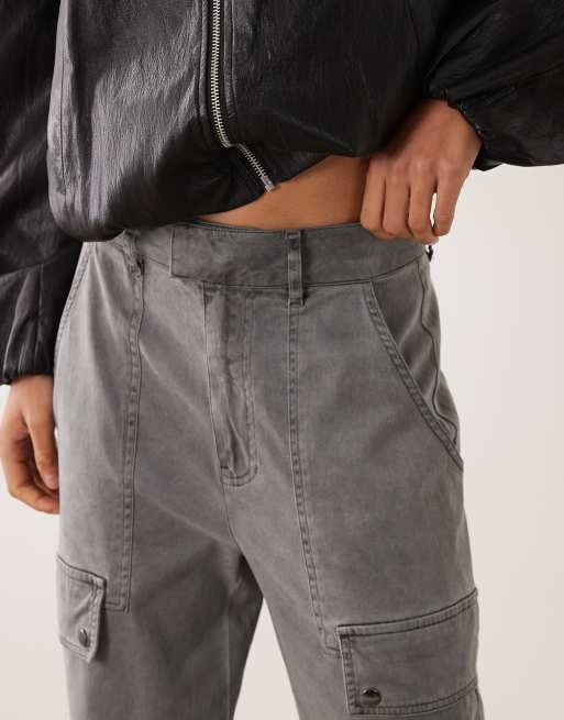 ASOS DESIGN pantalon cargo utilitaire large gris, 5 de 5