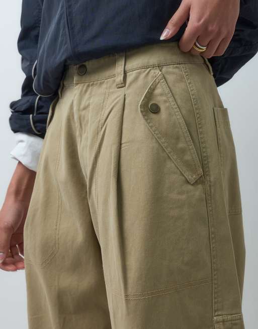 ASOS DESIGN pantalon casual utilitaire avec détail de poche en pierre foncée, 5 de 5