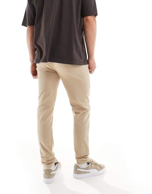 ASOS DESIGN - Pantalon chino ajusté - Beige , 3 de 5
