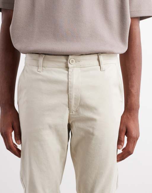 ASOS DESIGN - Pantalon chino ajusté - Taupe, 5 de 5
