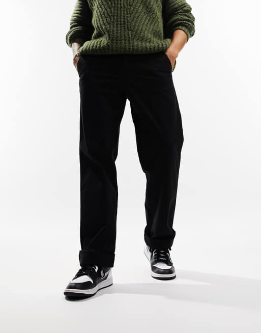 ASOS DESIGN - Pantalon chino décontracté - Noir 