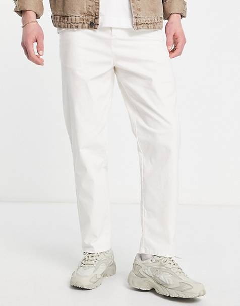 élégants et chinos Pantalons longs Pantalon JOSEPH en coloris Blanc Femme Vêtements Pantalons décontractés 