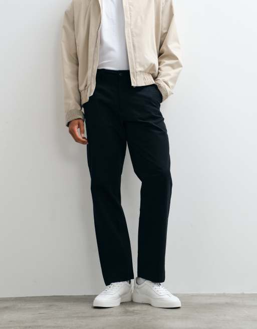 ASOS DESIGN - Pantalon chino droit - Noir, 3 de 5