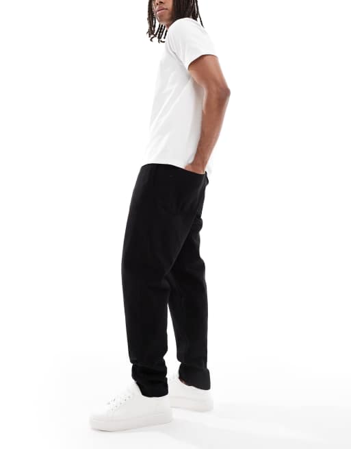 ASOS DESIGN - Pantalon chino fuselé à enfiler - Noir, 3 de 5