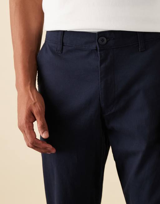 ASOS DESIGN - Pantalon chino fuselé - Bleu marine, 4 de 6