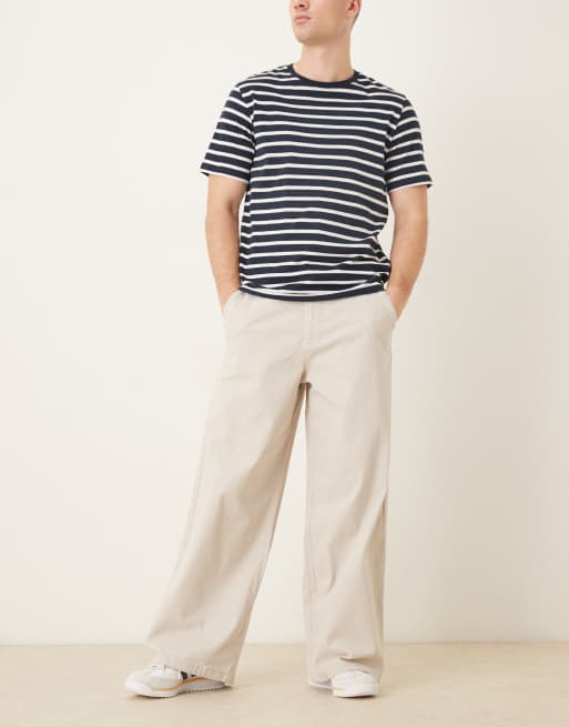 ASOS DESIGN - Pantalon chino large - Taupe, 2 de 5
