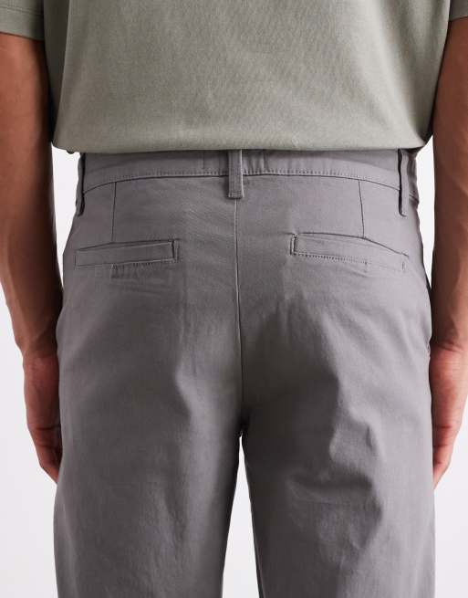 ASOS DESIGN - Pantalon chino slim - Gris, 4 de 5