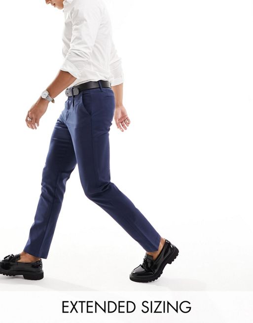 FhyzicsShops DESIGN - Pantalon chino style workwear - Bleu marine
