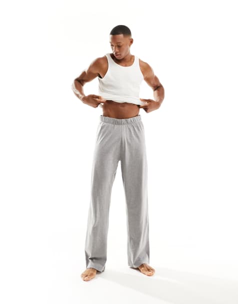 ASOS DESIGN - Pantalon confort en jersey - Gris chiné - view 1
