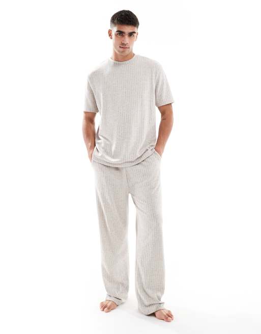 ASOS DESIGN - Pantalon confort texturé - Taupe, 4 de 4