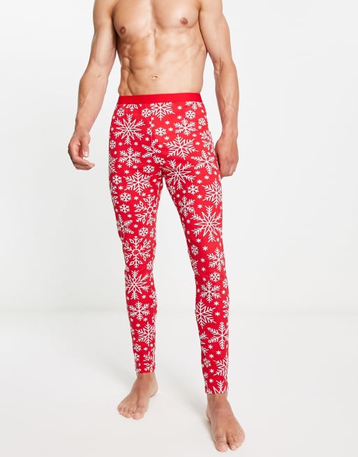 Bretelles Tony & Paul – Motif Flocons De Neige Noël – Rouge – Fabriqué En Italie