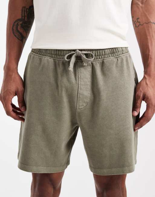 ASOS DESIGN - pantalón corto de punto oversize con bolsillo trasero en verde oscuro, 4 de 5