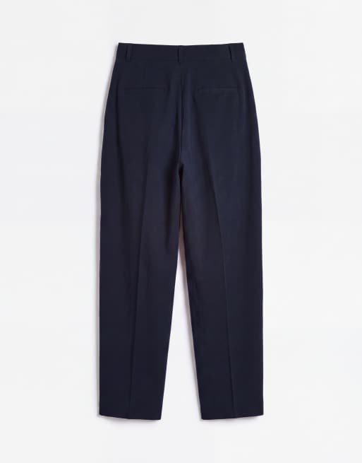 ASOS DESIGN pantalon de costume ajusté fuselé souple bleu marine, 6 de 9