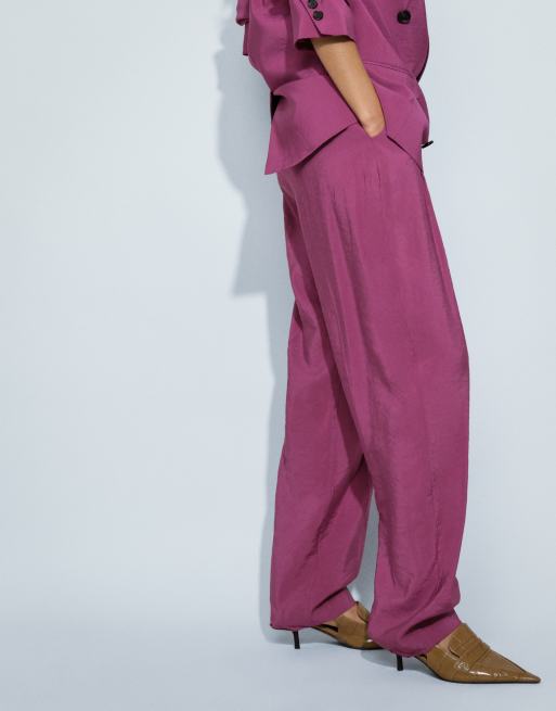 ASOS DESIGN pantalon de costume ajusté fuselé souple violet, 5 de 10