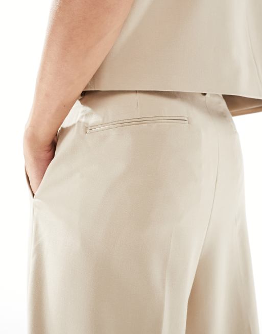 ASOS DESIGN - Pantalon de costume ample - Taupe, 5 de 5