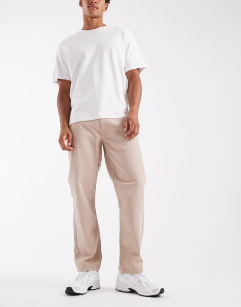 ASOS DESIGN - Pantalon de costume droit - Beige - view 1